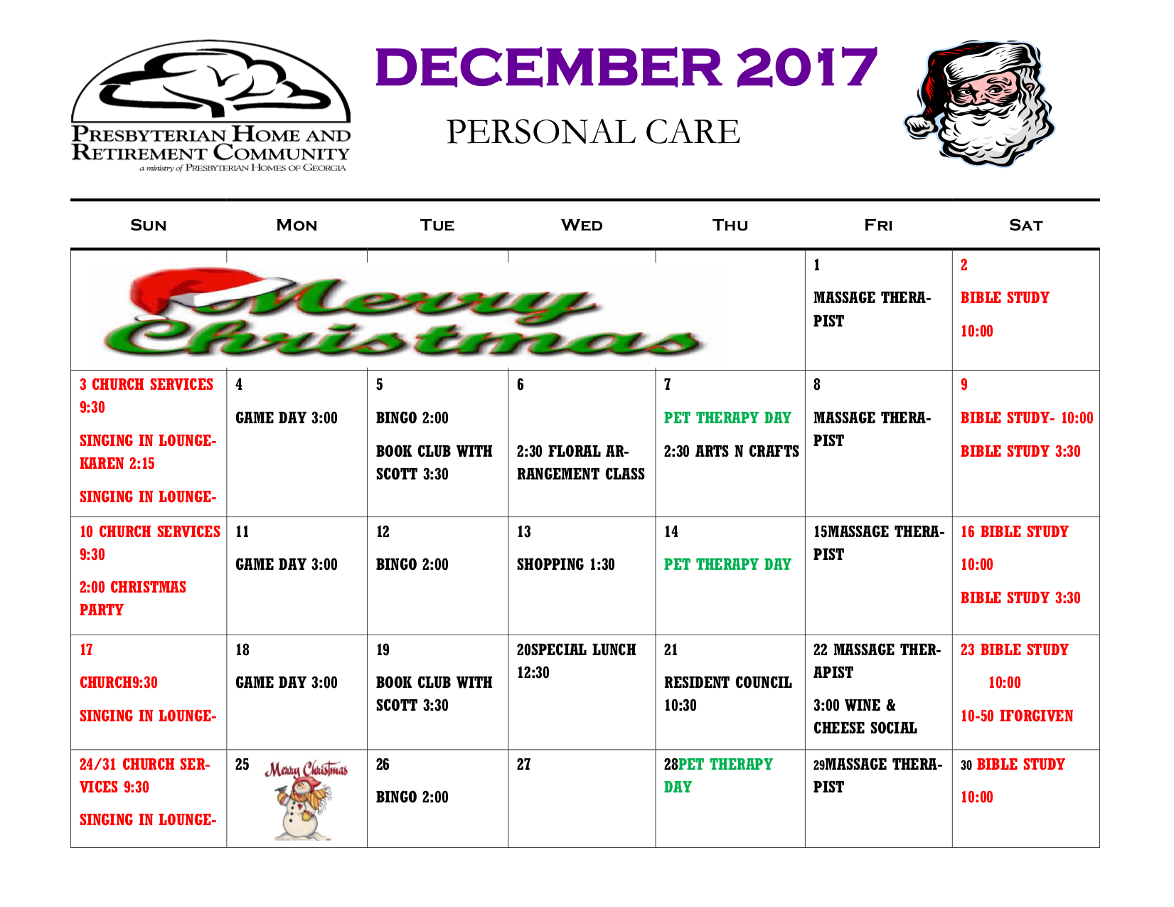 Presbyterian Homes of Quitman Senior Living Community